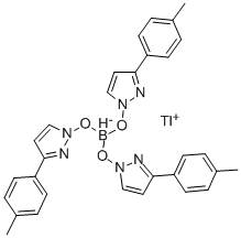 Hydrotris(3-p-tolylpyrazol-1-yl)borate,thallium salt Structure,138072-88-5Structure