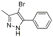 4-Bromo-5-methyl-3-phenyl-1h-pyrazole Structure,13808-66-7Structure