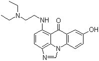 5-((2-(Diethylamino)ethyl)amino)-8-hydroxy-6h-imidazo[4,5,1-de]acridin-6-one Structure,138154-39-9Structure