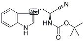 (S)-boc-2-氨基-3-(3-吲哚)-丙腈結(jié)構(gòu)式_138165-79-4結(jié)構(gòu)式