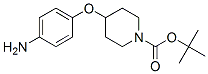 1-Piperidinecarboxylic acid, 4-(4-aminophenoxy)-, 1,1-dimethylethyl ester Structure,138227-63-1Structure