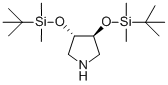 (3S,4s)-3,4-bis[[(1,1-dimethylethyl)dimethylsilyl]oxy]pyrrolidine Structure,138228-47-4Structure