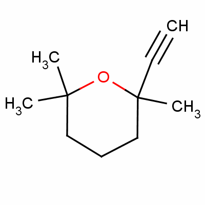 2-乙炔四氫-2,6,6-三甲基-2H-吡喃結(jié)構(gòu)式_13837-60-0結(jié)構(gòu)式