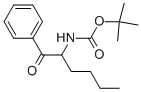 (1-Benzoyl-pentyl)-carbamic acid tert-butyl ester Structure,138371-48-9Structure