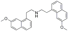 7-Methoxy-n-[2-(7-methoxy-1-naphthalenyl)ethyl]-1-naphthaleneethanamine Structure,1385018-57-4Structure