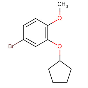 4-Bromo-2-(cyclopentyloxy)anisole Structure,138509-45-2Structure