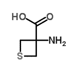 3-Aminothietane-3-carboxylic acid Structure,138650-26-7Structure