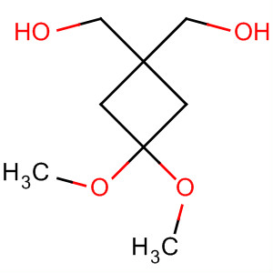 (1S,2s)-3,3-二甲氧基-1,2-環(huán)丁烷二甲醇結構式_138736-92-2結構式