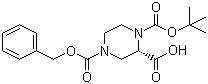 (S)-n-1-boc-n-4-cbz-2-哌嗪羧酸結(jié)構(gòu)式_138775-03-8結(jié)構(gòu)式