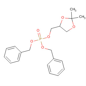 2,2-Dimethyl-1,3-dioxolane-4-methanol dibenzyl phosphate Structure,13879-76-0Structure