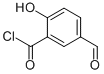 Benzoylchloride,5-formyl-2-hydroxy- Structure,138851-41-9Structure