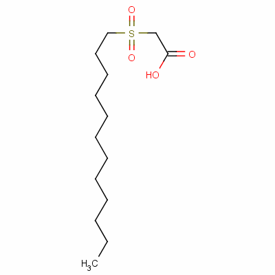 Acetic acid,2-(dodecylsulfonyl)- Structure,13887-93-9Structure