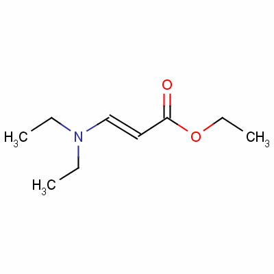 (E)-3-(二乙基氨基)-2-丙酸乙酯結(jié)構(gòu)式_13894-28-5結(jié)構(gòu)式