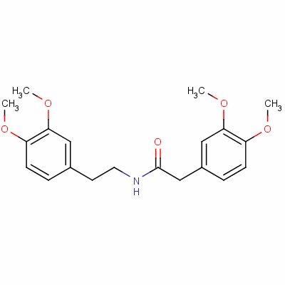 N-(3,4-dimethoxyphenethyl)-2-(3,4-dimethoxyphenyl)acetamide Structure,139-76-4Structure