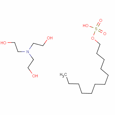 Triethanolamine lauryl sulfate Structure,139-96-8Structure