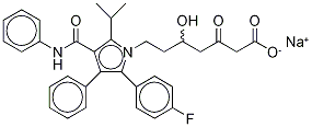 rac-3-Oxo Atorvastatin Sodium Salt Structure,1391052-00-8Structure