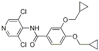 3,4-Bis(cyclopropylmethoxy)-n-(3,5-dichloropyridin-4-yl)benzamide Structure,1391052-24-6Structure