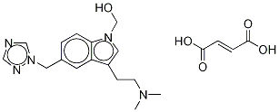 N-hydroxymethyl rizatriptan fumarate Structure,1391062-45-5Structure