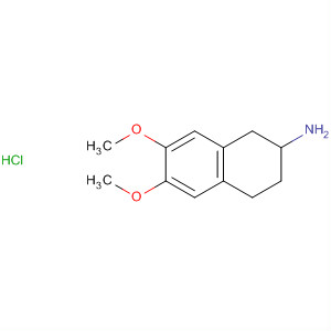 6,7-Dimethoxy-1,2,3,4-tetrahydro-naphthalen-2-ylamine hydrochloride Structure,13917-16-3Structure