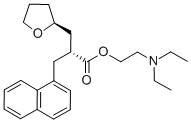 (aR,2S)-四氫-a-(1-萘甲基)-2-呋喃丙酸 2-(二乙基氨基)乙酯結(jié)構(gòu)式_139240-16-7結(jié)構(gòu)式