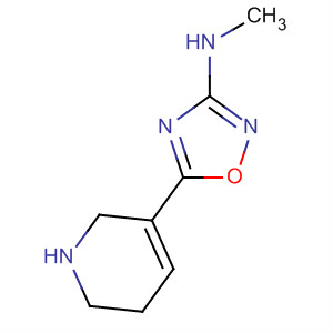 N-methyl-5-(1,2,5,6-tetrahydro-3-pyridinyl)-1,2,4-oxadiazol-3-amine Structure,139268-99-8Structure