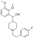 (+)-α-(2,3-dimethoxyphenyl)-1-[2-(4-fluorophenyl)ethyl]-4-piperidinemethanol Structure,139290-69-0Structure