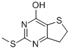 2-(Methylthio)-6,7-dihydrothieno[3,2-d]pyrimidin-4-ol Structure,139297-07-7Structure