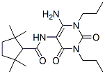 n-(6-氨基-1,2,3,4-四氫-2,4-二氧代-1,3-二丙基-5-嘧啶)-2,2,5,5-四甲基-環(huán)戊烷羧酰胺結(jié)構(gòu)式_139348-58-6結(jié)構(gòu)式