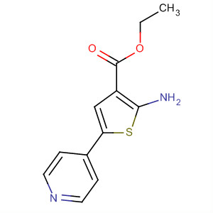 Ethyl 2-amino-5-(4-pyridinyl)thiophene-3-carboxylate Structure,139355-52-5Structure