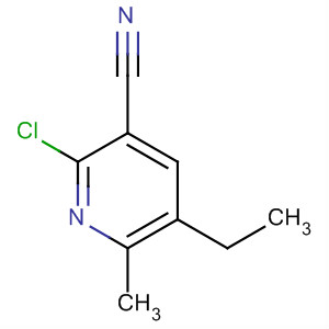 2-Chloro-5-ethyl-6-methyl-3-pyridinecarbonitrile Structure,139393-89-8Structure