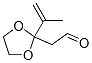 1,3-Dioxolane-2-acetaldehyde, 2-(1-methylethenyl)- Structure,139436-48-9Structure