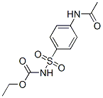 [[4-(Acetylamino)phenyl]sulfonyl]carbamic acid ethyl ester Structure,13945-59-0Structure