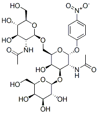 4-Nitrophenyl 2-acetamido-6-o-(2-acetamido-2-deoxy-b-d-glucopyranosyl)-3-o-(b-d-galactopyranosyl)-2-deoxy-a-d-galactopyranoside Structure,139459-55-5Structure