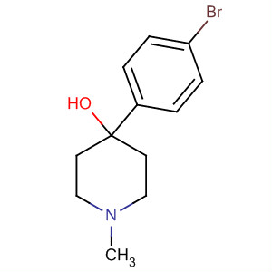 4-(4-Bromophenyl)-1-methyl-4-piperidinol Structure,139474-25-2Structure