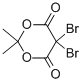 Cycloisopropylidene dibromomalonate Structure,13958-16-2Structure