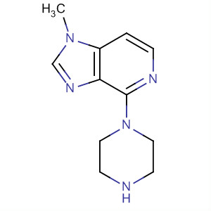 1-Methyl-4-(1-piperazinyl)-1h-imidazo[4,5-c]pyridine Structure,139653-66-0Structure