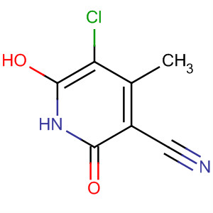 3-Cyano-4-methyl-5-chloro-6-hydroxy-2-pyridone Structure,139713-57-8Structure