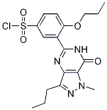 3-(1-甲基-7-氧代-3-丙基-6,7-二氫-1H-吡唑并[4,3-d]嘧啶-5-基)-4-丙氧基-苯磺酰氯結(jié)構(gòu)式_139756-24-4結(jié)構(gòu)式