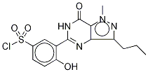 Demethylpiperazinyl desethyl sildenafil sulfonyl chloride Structure,139756-27-7Structure