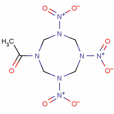 1-Acetyloctahydro-3,5,7-trinitro-1,3,5,7-tetrazocine Structure,13980-00-2Structure