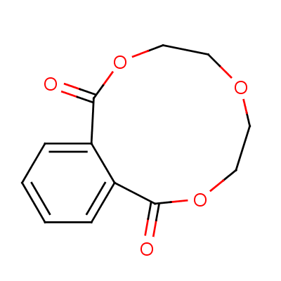 3,6,9-Trioxabicyclo[9.4.0]pentadeca-1(15),11,13-triene-2,10-dione Structure,13988-26-6Structure