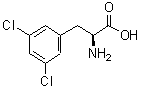 L-3,5-dichlorophenylalanine Structure,13990-04-0Structure