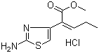 (Z)-2-amino-alpha-propylidene-4-thiazoleacetic acid methyl ester hydrochloride Structure,140128-28-5Structure