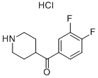 (3,4-Difluoro-phenyl)-piperidin-4-yl-methanone hydrochloride Structure,140235-26-3Structure