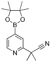 2-Methyl-2-(4-(4,4,5,5-tetramethyl-1,3,2-dioxaborolan-2-yl)pyridin-2-yl)propanenitrile Structure,1402390-59-3Structure