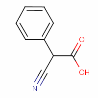 2-Cyano-2-phenylacetic acid Structure,14025-79-7Structure