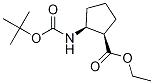 Cis-ethyl 2-(tert-butoxycarbonylamino)cyclopentanecarboxylate Structure,1402568-08-4Structure