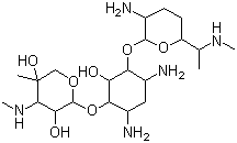 慶大霉素硫酸鹽結(jié)構(gòu)式_1403-66-3結(jié)構(gòu)式