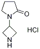 1-(Azetidin-3-yl)pyrrolidin-2-one hcl Structure,1403766-91-5Structure