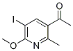 1-(5-Iodo-6-methoxy-2-methylpyridin-3-yl)ethan-1-one Structure,1407516-47-5Structure